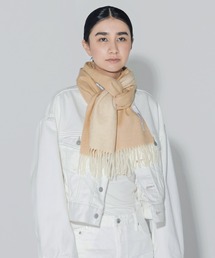 cumaco（クマコ）の「【cumaco】カシミヤ ウール マフラー 無地/チェック レディース 女性 カシミヤ混 カシミア カシミヤマフラー カシミアマフラー 単色 チェック柄 ブランド（マフラー・メンズ）」