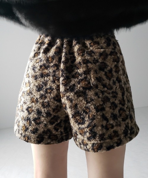 OAS レオパード　ショートパンツ Leopard short pants-レオパードショートパンツ-nowos