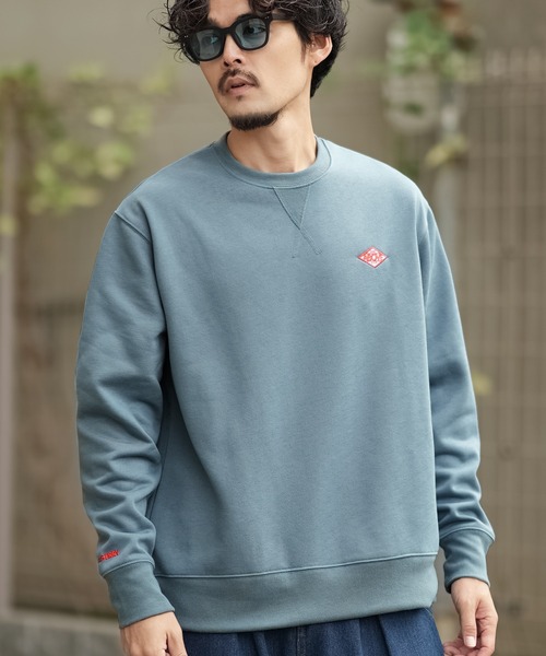 GERRY（ジェリー）の「【GERRY】別注 ワンポイント 刺しゅう 裏起毛 トレーナー（スウェット・メンズ・杢グレー/ブルーグレー/ネイビー/ブラック/ブラック系/ブルー系/グレー系/ネイビー系・MEDIUM/LARGE/X-LARGE）」の4枚目の写真