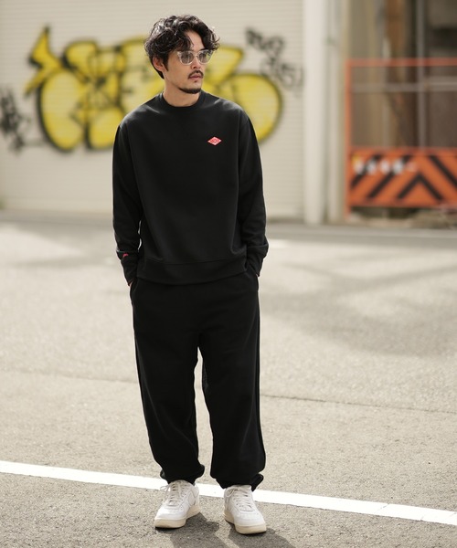 GERRY（ジェリー）の「【GERRY】別注 ワンポイント 刺しゅう 裏起毛 トレーナー（スウェット・メンズ・杢グレー/ブルーグレー/ネイビー/ブラック/ブラック系/ブルー系/グレー系/ネイビー系・MEDIUM/LARGE/X-LARGE）」の16枚目の写真