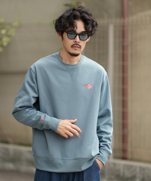 GERRY（ジェリー）の「【GERRY】別注 ワンポイント 刺しゅう 裏起毛 トレーナー（スウェット・メンズ・杢グレー/ブルーグレー/ネイビー/ブラック/ブラック系/ブルー系/グレー系/ネイビー系・MEDIUM/LARGE/X-LARGE）」の17枚目の写真