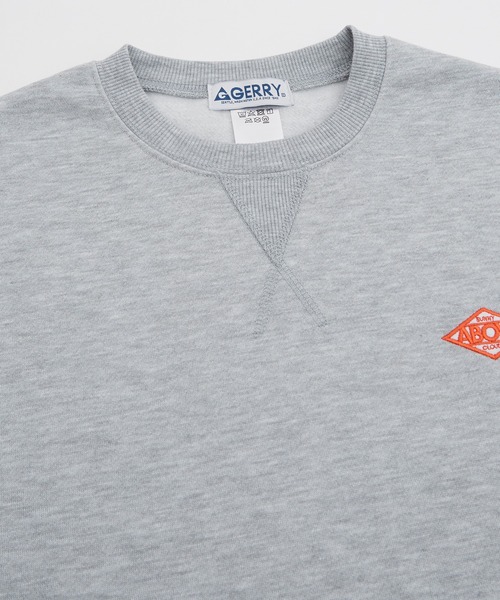 GERRY（ジェリー）の「【GERRY】別注 ワンポイント 刺しゅう 裏起毛 トレーナー（スウェット・メンズ・杢グレー/ブルーグレー/ネイビー/ブラック/ブラック系/ブルー系/グレー系/ネイビー系・MEDIUM/LARGE/X-LARGE）」の14枚目の写真