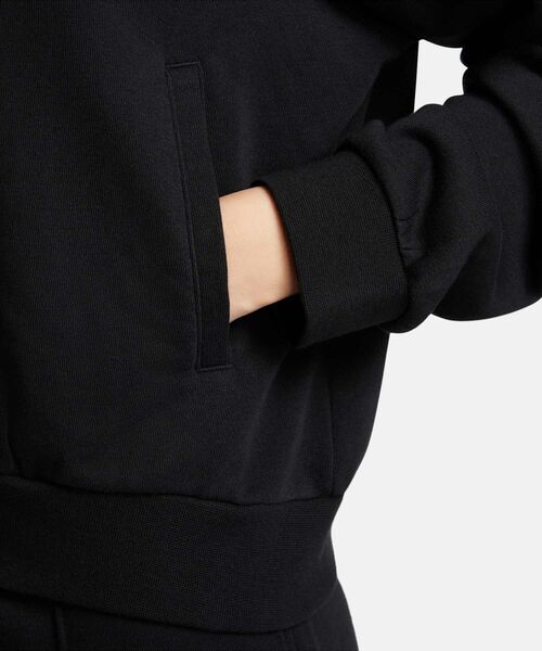 NIKE(ナイキ)の「《セットアップ対応商品》ナイキ スポーツウェア チル テリー ウィメンズ ルーズ フルジップ フレンチテリー パーカー / Nike Sportswear Chill Terry Women's Loose Full-Zip French Terry Hoodie FN2420-010 Black(パーカー・レディース・ブラック・S/M/L/2XL/XL/XS)」の6枚目の写真