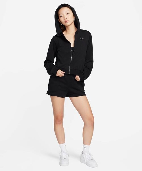 NIKE(ナイキ)の「《セットアップ対応商品》ナイキ スポーツウェア チル テリー ウィメンズ ルーズ フルジップ フレンチテリー パーカー / Nike Sportswear Chill Terry Women's Loose Full-Zip French Terry Hoodie FN2420-010 Black(パーカー・レディース・ブラック・S/M/L/2XL/XL/XS)」の9枚目の写真