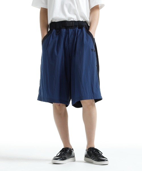 Y3 ワイスリー Snap-Buckle Belted Shorts セール】M NYL SHORTS（その他パンツ）｜Y-3（ワイスリー）の