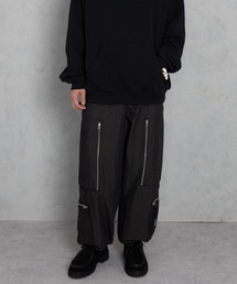 ADAMPATEK/c/n wide parachute pants/綿ナイロンワイドパラシュートパンツ(AP2428015)