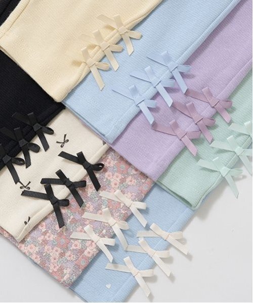 ともパン】リボンリボンストレートパンツ（その他パンツ）｜Lycee mine