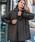 CAMBIO�i�J���r�I�j�́umj10509-Vintage Like Synthetic Leather Poncho Like Hooded Jacket �t�[�f�b�h�W���P�b�g�i���̑��A�E�^�[�j�v�b�u���b�N�n���̑�