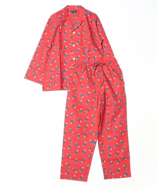 POLO RALPH LAUREN（ポロ ラルフ ローレン）の「【POLO RALPH LAUREN】コアフラッグセーターベア パジャマ（その他ルームウェア・メンズ・ネイビー/レッド・MEDIUM/LARGE）」の2枚目の写真