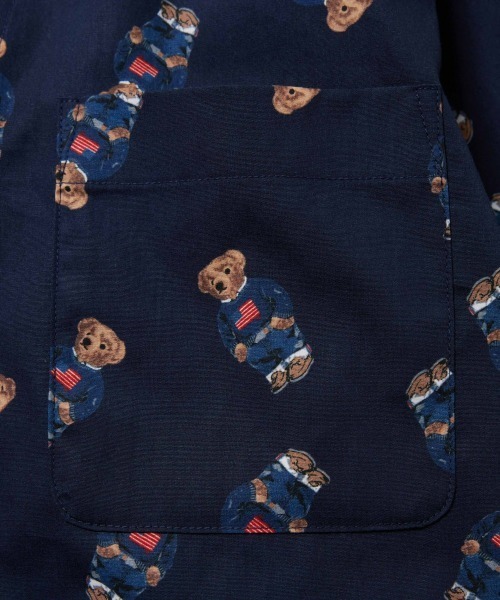 POLO RALPH LAUREN（ポロ ラルフ ローレン）の「【POLO RALPH LAUREN】コアフラッグセーターベア パジャマ（その他ルームウェア・メンズ・ネイビー/レッド・MEDIUM/LARGE）」の3枚目の写真