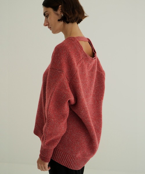 CLANE（クラネ）の「2WAY NECK OVER KNIT TOPS（ニット/セーター・レディース・その他/アイボリー/ベージュ・1/2）」の10枚目の写真