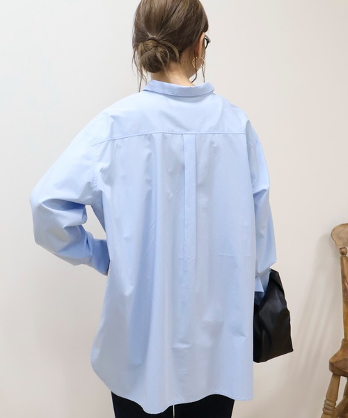 AMERICAN HOLIC(アメリカンホリック)の「イージーケアブロードシャツ(シャツ/ブラウス・レディース・グリーン系その他3/ピンク系その他/サックスブルー/オフホワイト/イエロー系その他2/ブルー系その他7・L/M)」の19枚目の写真