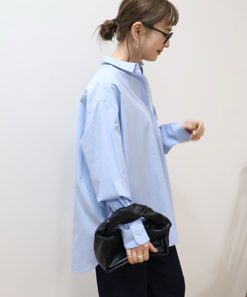 AMERICAN HOLIC(アメリカンホリック)の「イージーケアブロードシャツ(シャツ/ブラウス・レディース・グリーン系その他3/ピンク系その他/サックスブルー/オフホワイト/イエロー系その他2/ブルー系その他7・L/M)」の20枚目の写真