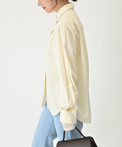 SLOBE IENA（スローブイエナ）の「シアーロングインナー（Tシャツ/カットソー・レディース・ベージュ/ホワイト/サックスブルー・FREE）」の6枚目の写真