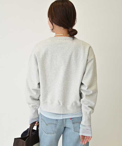 SLOBE IENA（スローブイエナ）の「シアーロングインナー（Tシャツ/カットソー・レディース・ベージュ/ホワイト/サックスブルー・FREE）」の17枚目の写真