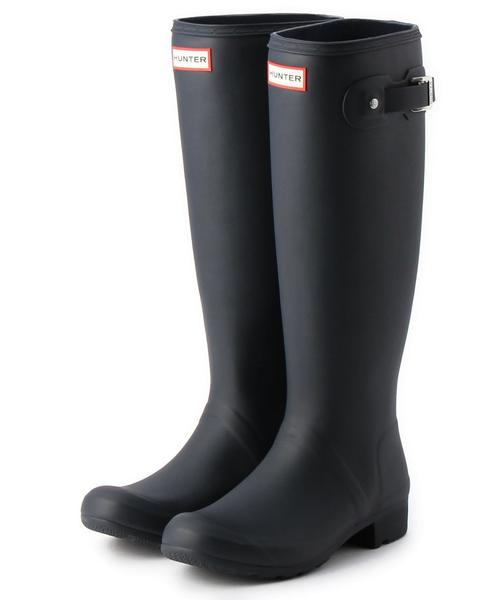 HUNTER（ハンター）の「ハンター/HUNTER ORIGINAL TOUR（レインシューズ・レディース・ブラック/ネイビー・23cm/25cm/24cm）」の2枚目の写真