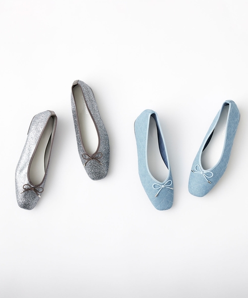 OPAQUE.CLIP（オペークドットクリップ）の「【7色展開】名品フラットバレエシューズ（パンプス・レディース・ベージュ系1/ブルー系/ブラック/シルバー系その他/ブラック系1/ベージュ/シルバー系2・40/50/25/30/45/35）」の18枚目の写真