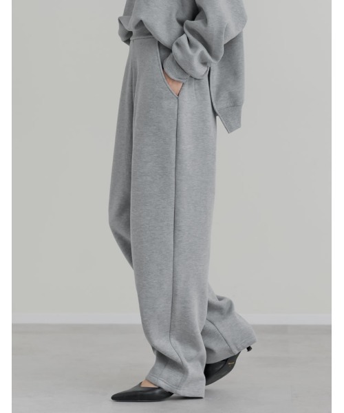 低身長/高身長/大きいサイズ有]裏起毛スウェットカーブパンツ（その他