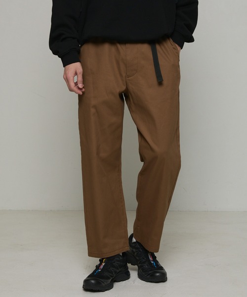 Firsthand（ファーストハンド）の「ワイドシルエット イージークライミングチノパンツ（チノパンツ・メンズ・ライトブラウン/ベージュ/ブラック/チャコールグレー・マルチサイズ）」の3枚目の写真