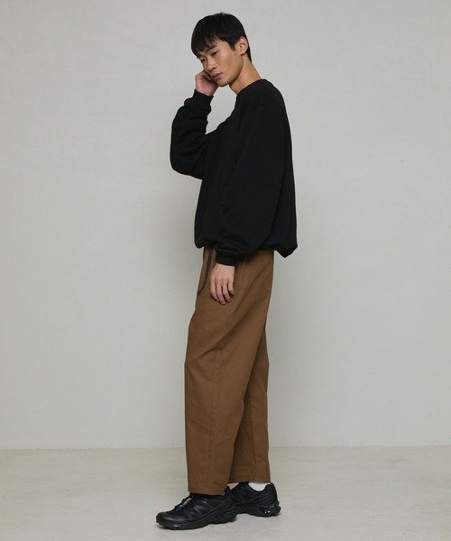 Firsthand（ファーストハンド）の「ワイドシルエット イージークライミングチノパンツ（チノパンツ・メンズ・ライトブラウン/ベージュ/ブラック/チャコールグレー・マルチサイズ）」の15枚目の写真