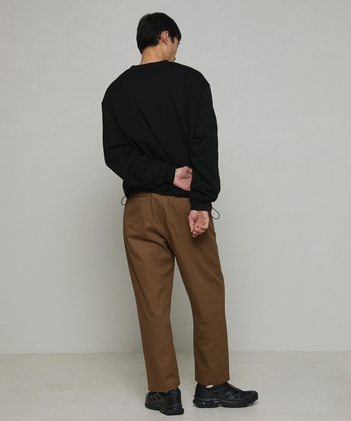 Firsthand（ファーストハンド）の「ワイドシルエット イージークライミングチノパンツ（チノパンツ・メンズ・ライトブラウン/ベージュ/ブラック/チャコールグレー・マルチサイズ）」の17枚目の写真