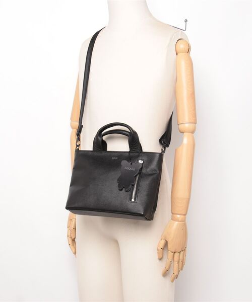 DECADE(ディケイド)の「防水レザー・ミニハンドショルダーバッグ DECADE(No-01506)Mini Hand Shoulder Bag(ショルダーバッグ・メンズ・ブラック/ブラック系その他・フリー)」の6枚目の写真