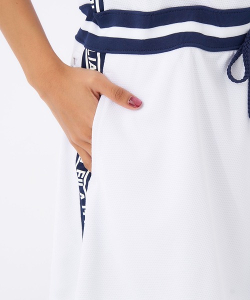 FILA GOLF(フィラゴルフ )の「ディンプルメッシュ半袖ワンピース(ワンピース・レディース・ホワイト/ネイビー・MEDIUM/LARGE/X-LARGE)」の22枚目の写真