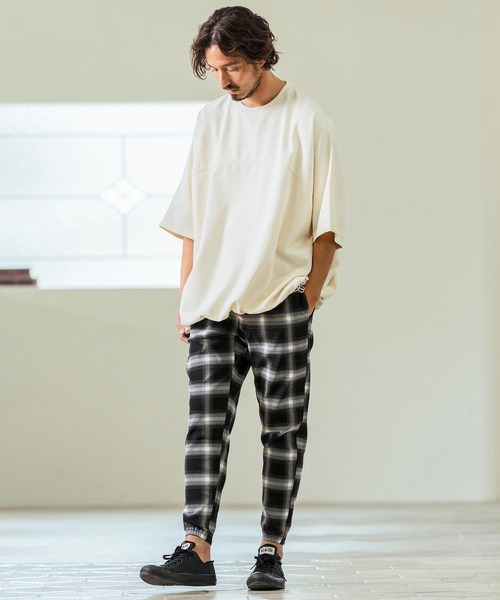 Magine(マージン)の「mt9468- Tricot Mesh Drawcord T-shirts Tシャツ(Tシャツ/カットソー・メンズ・ネイビー/オフホワイト/ブラック・44/46/48)」の22枚目の写真