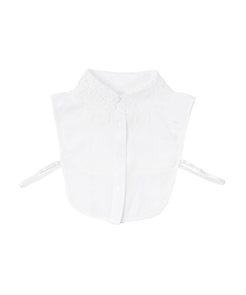 Narcissus（ナルシス）の「【Narcissus】レースつけ襟（付け襟・レディース・ホワイト・FREE）」の3枚目の写真