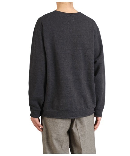 PORT BY ARK（ポートバイアーク）の「PORT BY ARK / ポートバイアーク：Cut Off Sweat：PO17-T001[COR]（スウェット・メンズ・チャコールグレー/ネイビー・1/2）」の11枚目の写真