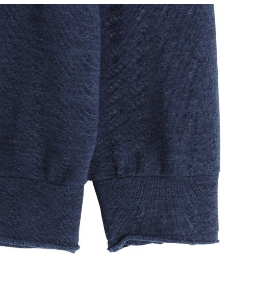 PORT BY ARK（ポートバイアーク）の「PORT BY ARK / ポートバイアーク：Cut Off Sweat：PO17-T001[COR]（スウェット・メンズ・チャコールグレー/ネイビー・1/2）」の16枚目の写真