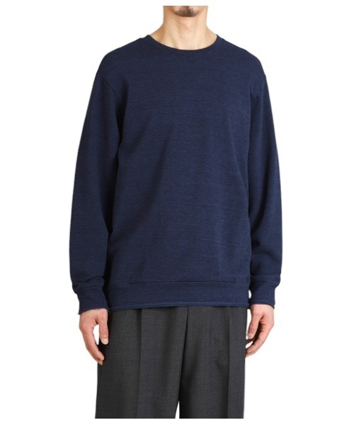 PORT BY ARK（ポートバイアーク）の「PORT BY ARK / ポートバイアーク：Cut Off Sweat：PO17-T001[COR]（スウェット・メンズ・チャコールグレー/ネイビー・1/2）」の19枚目の写真