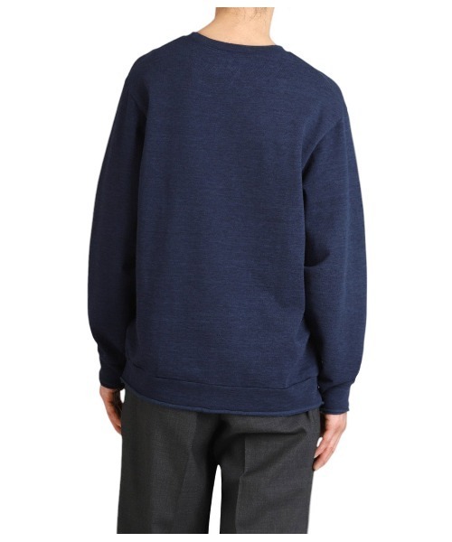 PORT BY ARK（ポートバイアーク）の「PORT BY ARK / ポートバイアーク：Cut Off Sweat：PO17-T001[COR]（スウェット・メンズ・チャコールグレー/ネイビー・1/2）」の21枚目の写真