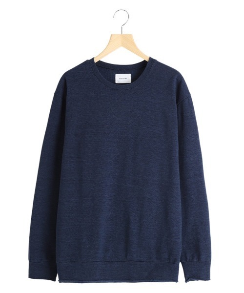 PORT BY ARK（ポートバイアーク）の「PORT BY ARK / ポートバイアーク：Cut Off Sweat：PO17-T001[COR]（スウェット・メンズ・チャコールグレー/ネイビー・1/2）」の13枚目の写真