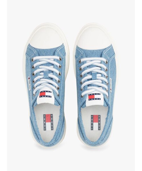 tommy jeans（トミー ジーンズ）の「フォクシングフラットフォームスニーカー（スニーカー・レディース・ブルー・23.5cm/24cm/25cm/23cm）」の4枚目の写真