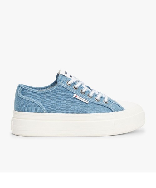 tommy jeans（トミー ジーンズ）の「フォクシングフラットフォームスニーカー（スニーカー・レディース・ブルー・23.5cm/24cm/25cm/23cm）」の2枚目の写真