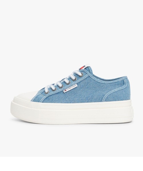 tommy jeans（トミー ジーンズ）の「フォクシングフラットフォームスニーカー（スニーカー・レディース・ブルー・23.5cm/24cm/25cm/23cm）」の7枚目の写真