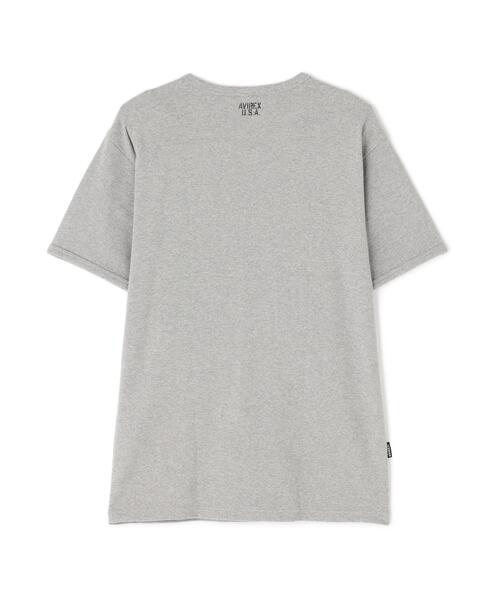 AVIREX(アヴィレックス)の「《DAILY/デイリー》MINI WAFFLE V-NECK S/S T-SHIRT / デイリーウェア ミニワッフル 半袖 Vネック Tシャツ / AVIREX / アヴィレックス(Tシャツ/カットソー・メンズ・ホワイト/ブラック/グレー・SMALL/MEDIUM/LARGE/X-LARGE)」の15枚目の写真