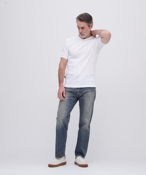 AVIREX(アヴィレックス)の「《DAILY/デイリー》MINI WAFFLE V-NECK S/S T-SHIRT / デイリーウェア ミニワッフル 半袖 Vネック Tシャツ / AVIREX / アヴィレックス(Tシャツ/カットソー・メンズ・ホワイト/ブラック/グレー・SMALL/MEDIUM/LARGE/X-LARGE)」の20枚目の写真