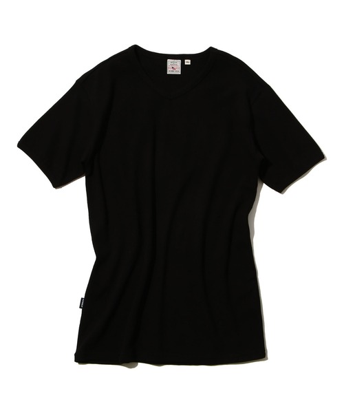 AVIREX（アヴィレックス）の「《DAILY/デイリー》MINI WAFFLE V-NECK S/S T-SHIRT / デイリーウェア ミニワッフル 半袖 Vネック Tシャツ / AVIREX / アヴィレックス（Tシャツ/カットソー・メンズ・ホワイト/ブラック/グレー・SMALL/MEDIUM/LARGE/X-LARGE）」の8枚目の写真