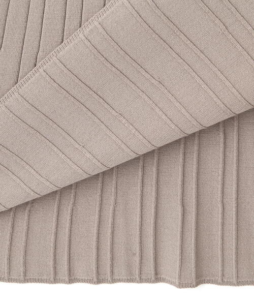 NATURAL BEAUTY BASIC（ナチュラルビューティーベーシック）の「◇ポロバイカラーニットワンピース（ワンピース・レディース・ベージュ系その他/ブラック系その他/グリーン系その他3・MEDIUM/P/S）」の21枚目の写真