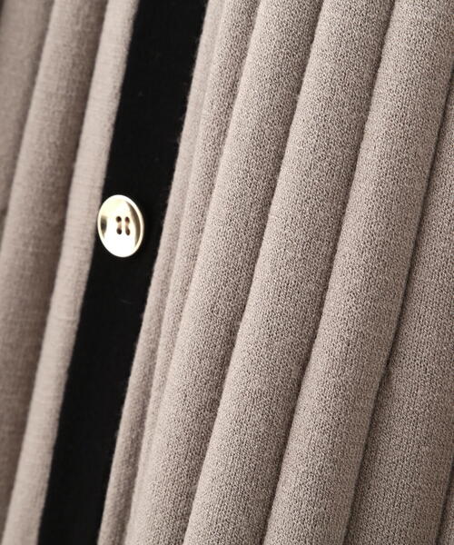 NATURAL BEAUTY BASIC（ナチュラルビューティーベーシック）の「◇ポロバイカラーニットワンピース（ワンピース・レディース・ベージュ系その他/ブラック系その他/グリーン系その他3・MEDIUM/P/S）」の22枚目の写真