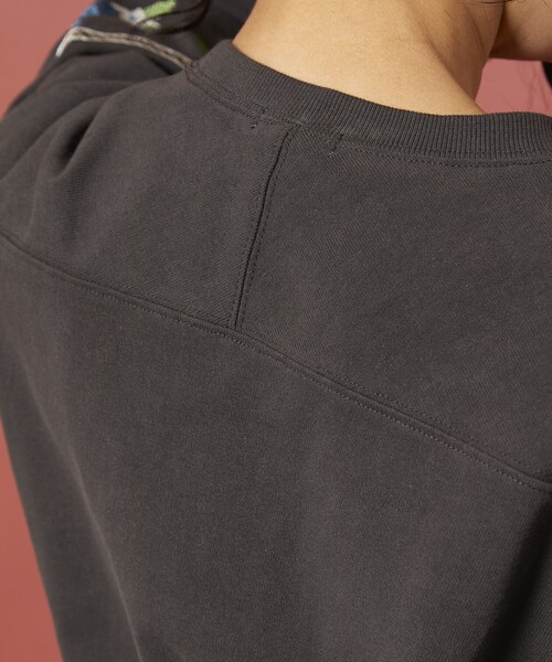 Freada（フリーダ）の「Freada/フリーダ クロスステッチフットボールTシャツ（Tシャツ/カットソー・レディース・ブラック/パープル/ベージュ/ホワイト・ﾌﾘ-）」の14枚目の写真