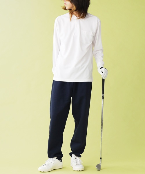UNSTOA(アンストア)の「ロングスリーブ ドライ ポロシャツ 秋服 冬服(ポロシャツ・メンズ・ホワイト/ブラック・XL/L/M/S)」の12枚目の写真
