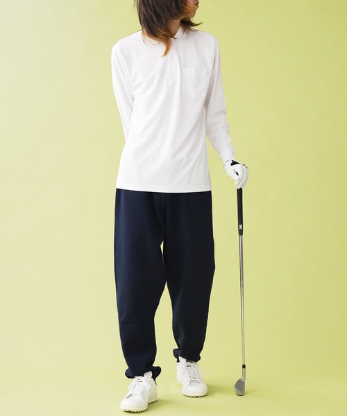 UNSTOA(アンストア)の「ロングスリーブ ドライ ポロシャツ 秋服 冬服(ポロシャツ・メンズ・ホワイト/ブラック・XL/L/M/S)」の13枚目の写真