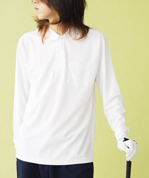 UNSTOA(アンストア)の「ロングスリーブ ドライ ポロシャツ 秋服 冬服(ポロシャツ・メンズ・ホワイト/ブラック・XL/L/M/S)」の10枚目の写真