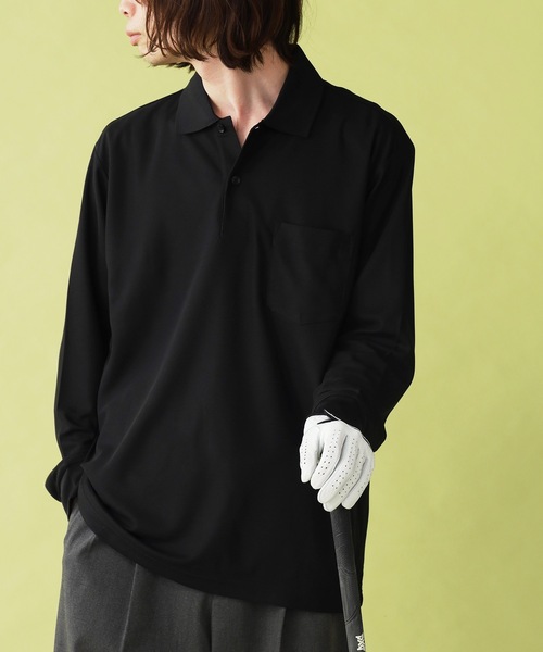 UNSTOA(アンストア)の「ロングスリーブ ドライ ポロシャツ 秋服 冬服(ポロシャツ・メンズ・ホワイト/ブラック・XL/L/M/S)」の15枚目の写真