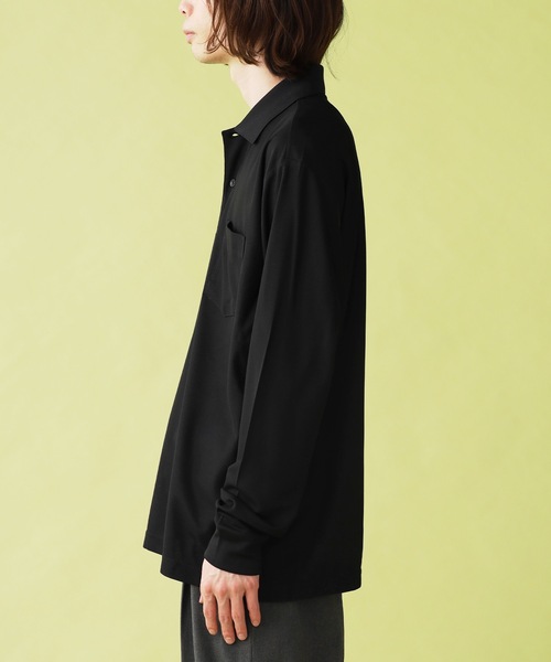 UNSTOA(アンストア)の「ロングスリーブ ドライ ポロシャツ 秋服 冬服(ポロシャツ・メンズ・ホワイト/ブラック・XL/L/M/S)」の5枚目の写真