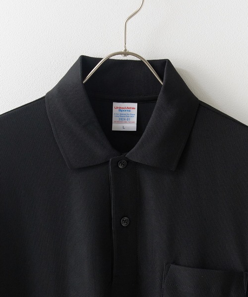 UNSTOA(アンストア)の「ロングスリーブ ドライ ポロシャツ 秋服 冬服(ポロシャツ・メンズ・ホワイト/ブラック・XL/L/M/S)」の7枚目の写真