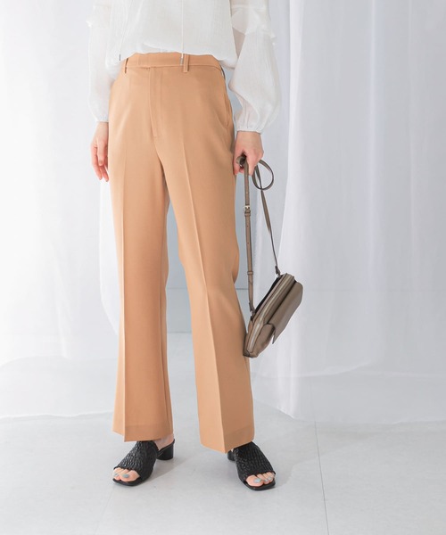 URBAN RESEARCH ROSSO WOMEN（アーバンリサーチ　ロッソ）の「防シワセミフレアパンツ（その他パンツ・レディース・ブラック/ミント/キャメル・36/38/34/40）」の18枚目の写真